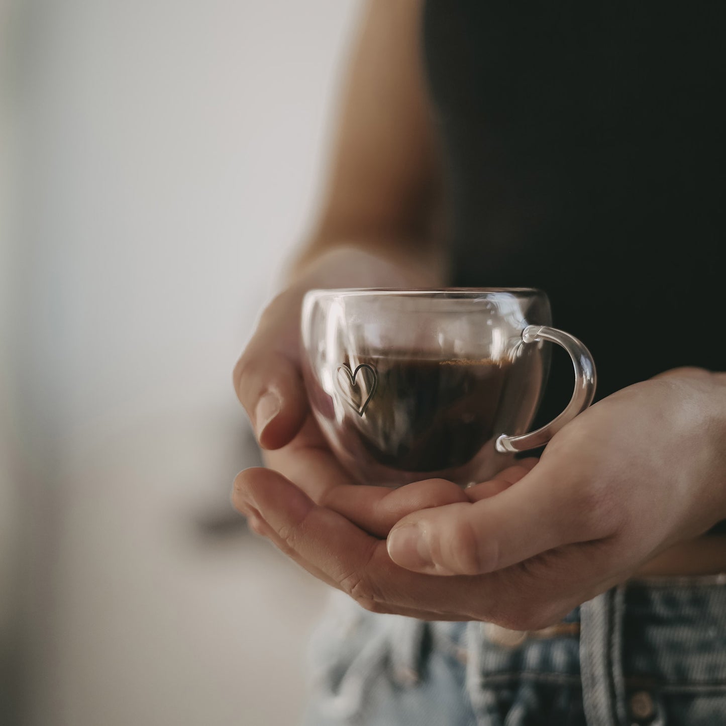 Tasse cœur double paroi cœur 50ml (VE = 6 pcs)