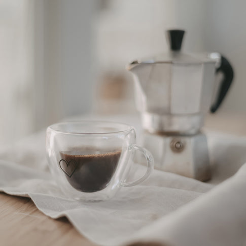 Tasse cœur double paroi cœur 50ml (VE = 6 pcs)