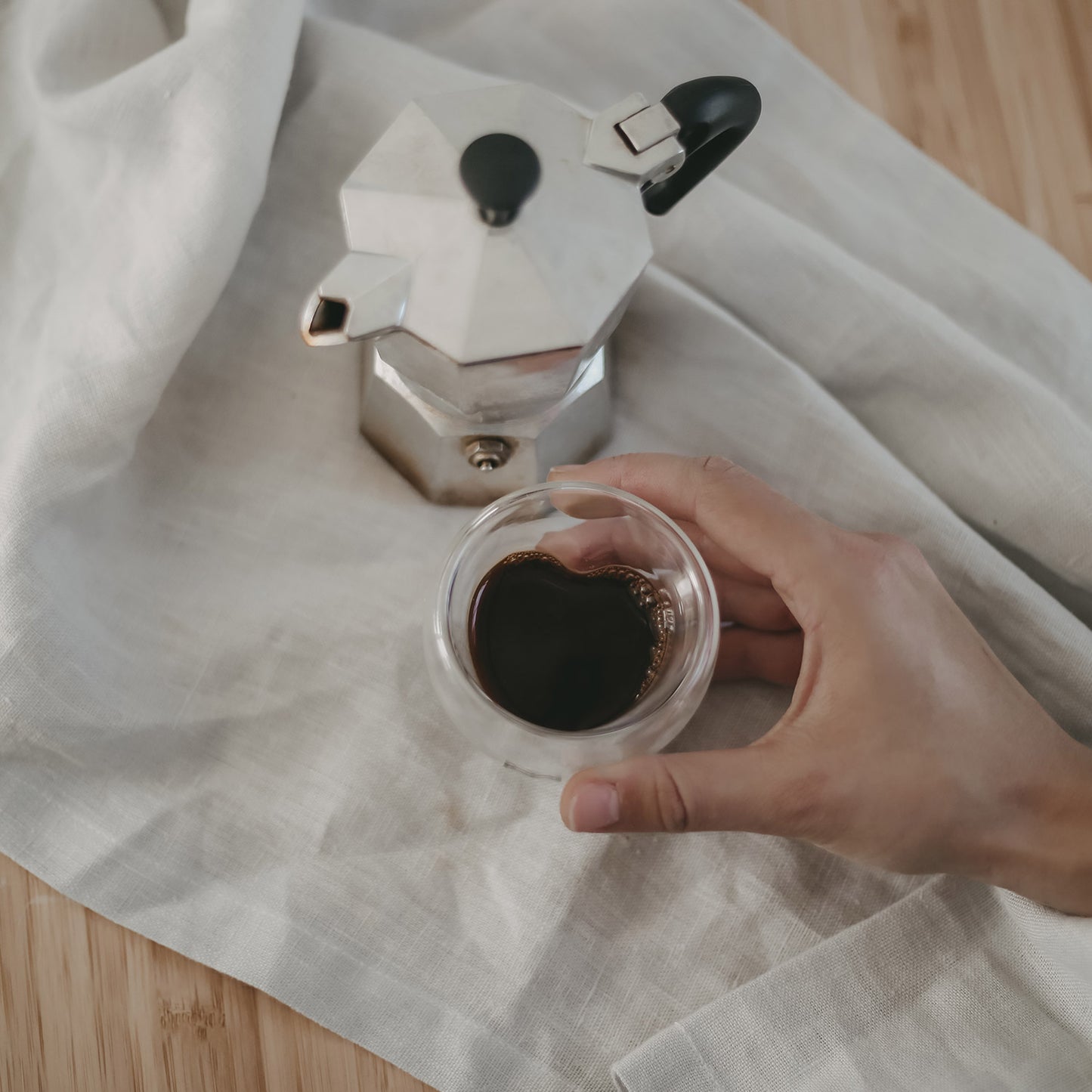Verre cœur à double paroi cœur 50ml (VE = 6 pcs)