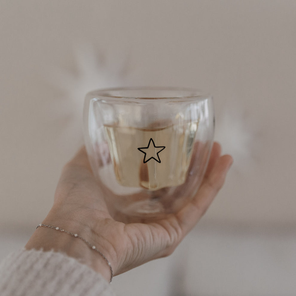 Doppelwandiges Sternglas Stern 200ml (VE = 6 Stk)