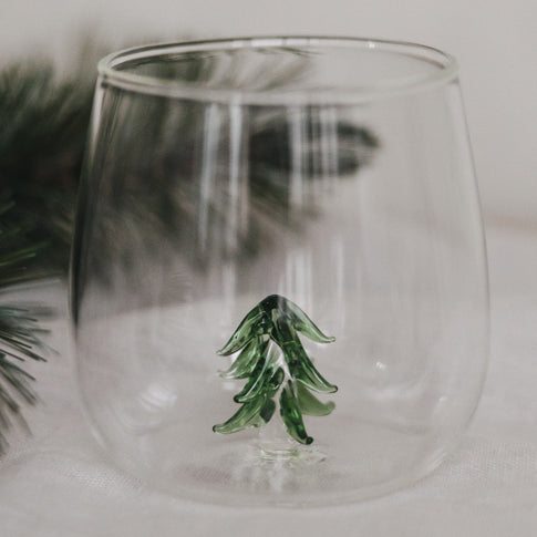 Trinkglas Tannenfigur (VE = 6 Stk)