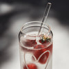 Heart Glass Straws 20cm in 4-piece Set (VE = 10 Sets)