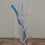 Pailles ondulées en verre 20cm rose par lot de 4 (VE = 10 lots)