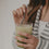 Wavy glass straws 20cm green in 4-piece set (VE = 10 sets)