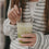 Wavy glass straws 20cm green in 4-piece set (VE = 10 sets)