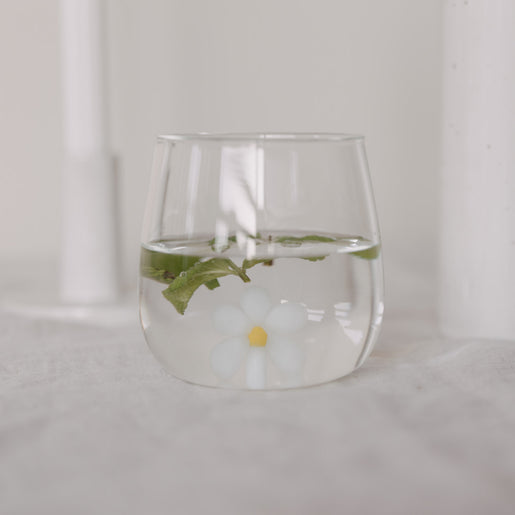 Verre à boire forme marguerite (VE = 6 pcs)