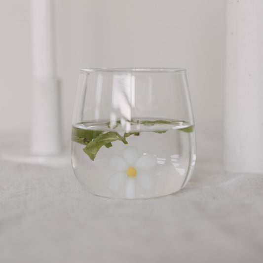 Trinkglas Daisyfigur (VE = 6 Stk)