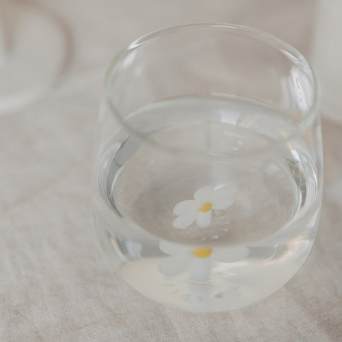 Verre à boire forme marguerite (VE = 6 pcs)