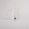 Carafe forme cœur noire (VE = 4 pcs)
