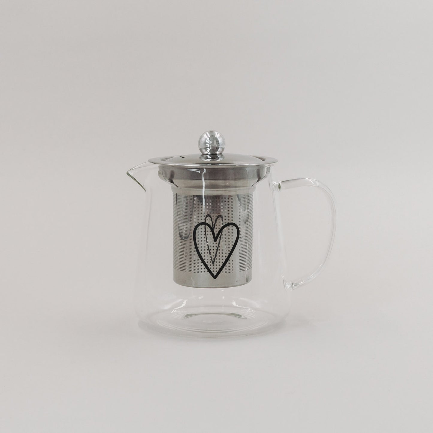 Teekanne Herz 550ml (VE = 6 Stk)