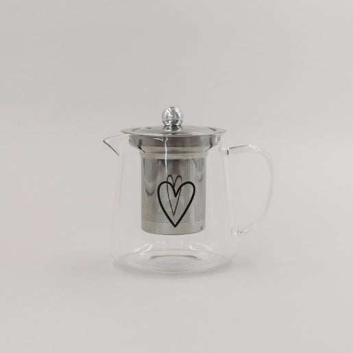 Teekanne Herz 550ml (VE = 6 Stk)