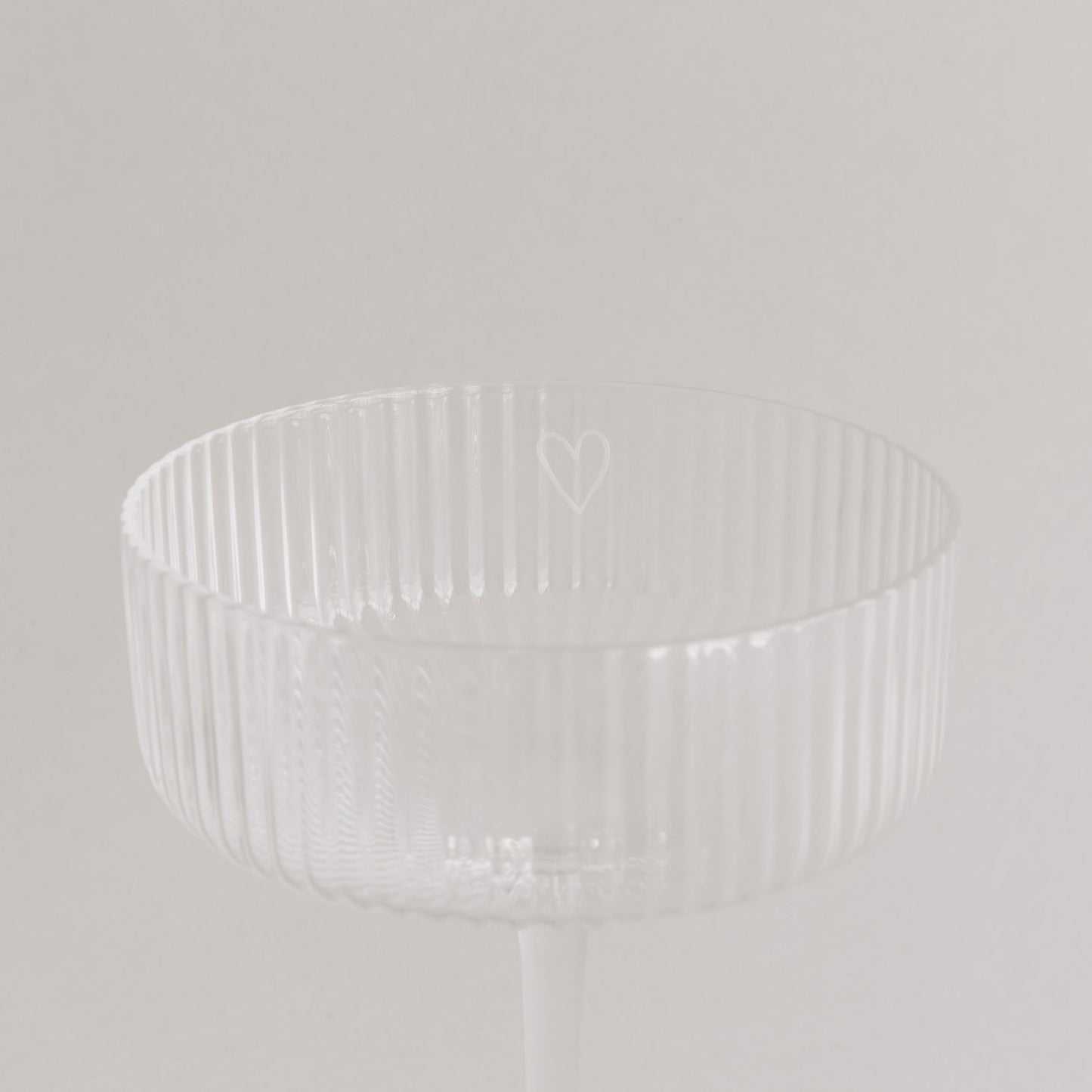 Champagnerglas Herz (VE = 4 Stk)