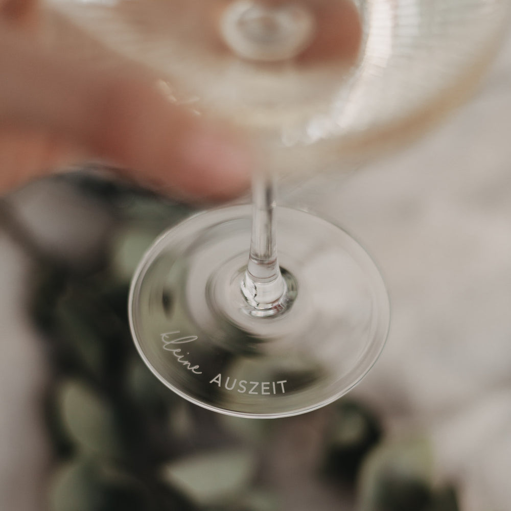 Champagnerglas Kleine Auszeit (VE = 4 Stk)