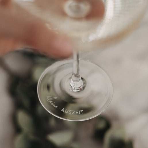 Champagnerglas Kleine Auszeit (VE = 4 Stk)
