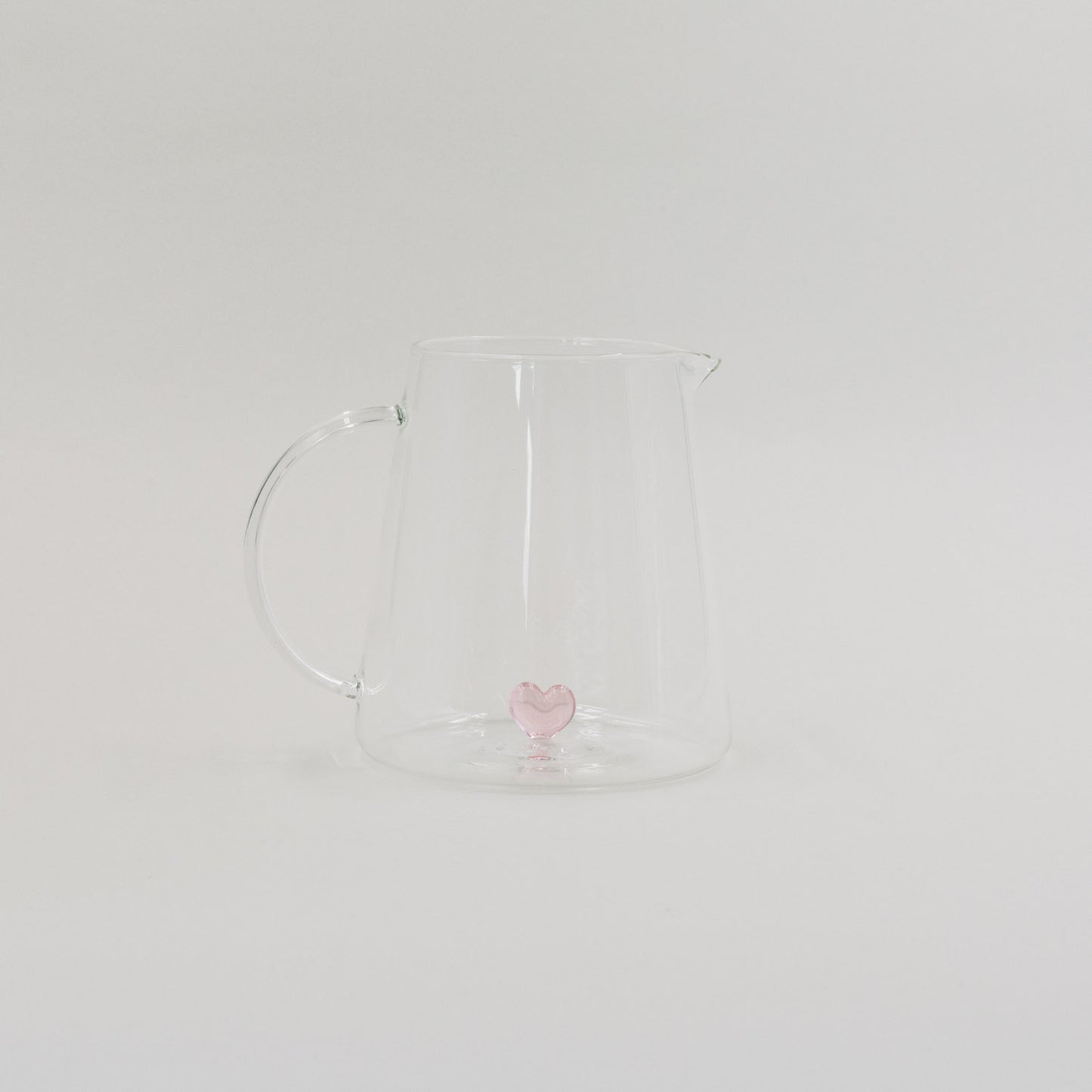 Karaffe Herzfigur rosa (VE = 4 Stk)