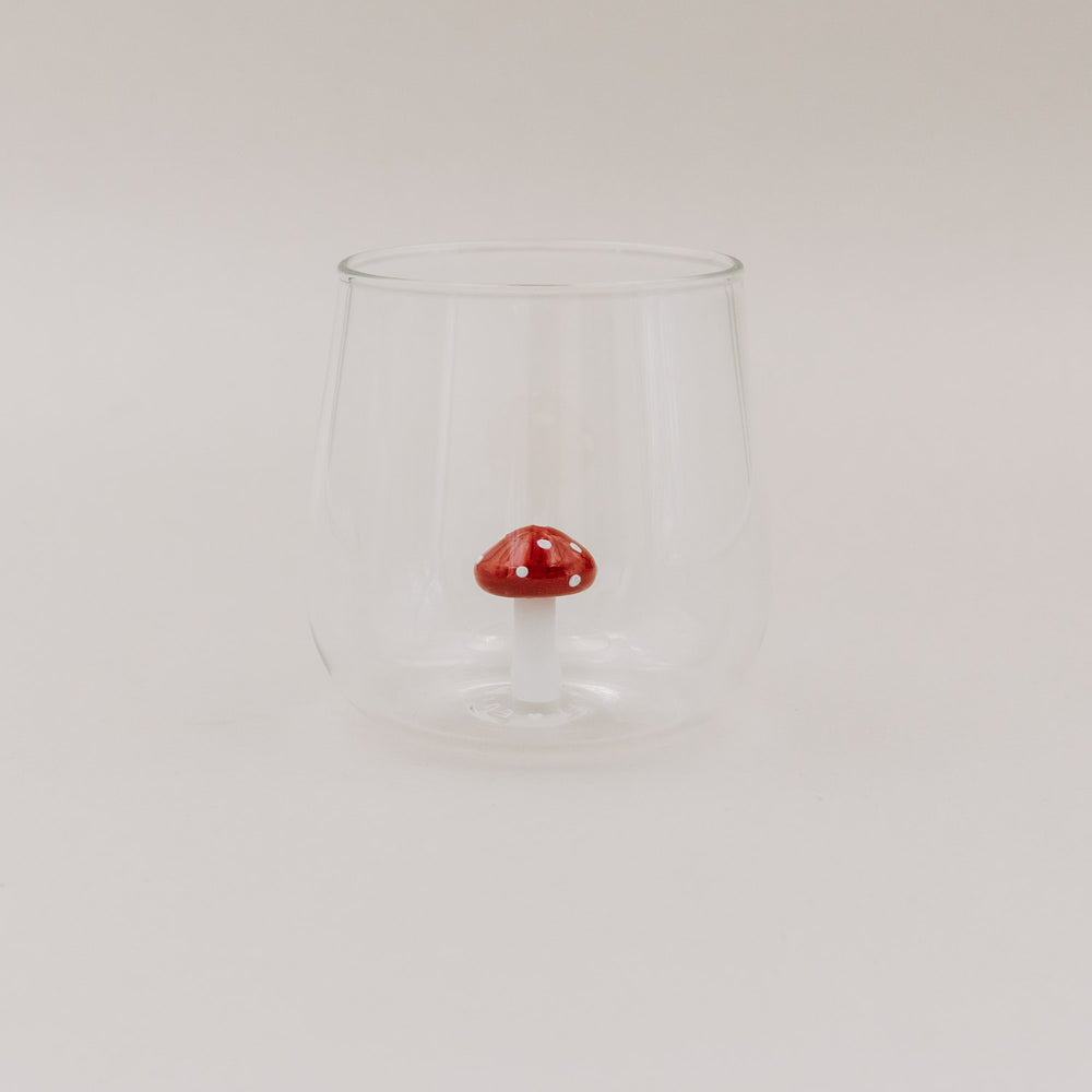 Trinkglas Pilzfigur (VE = 6 Stk)