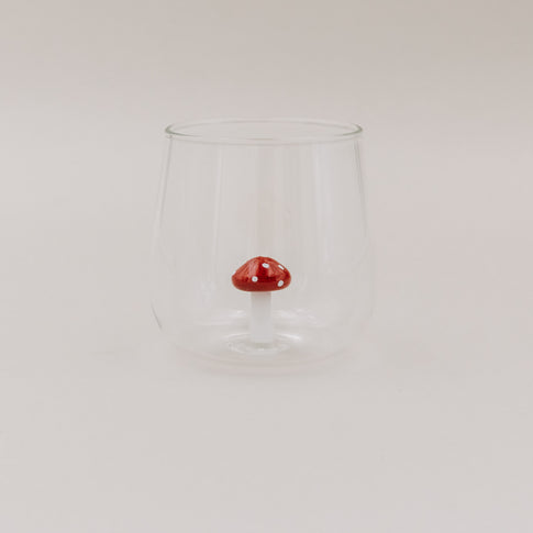 Trinkglas Pilzfigur (VE = 6 Stk)