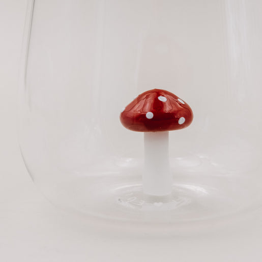 Trinkglas Pilzfigur (VE = 6 Stk)