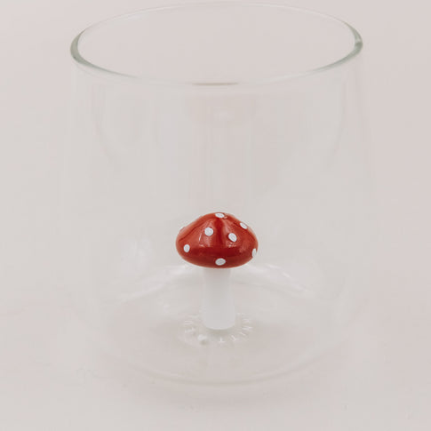 Trinkglas Pilzfigur (VE = 6 Stk)
