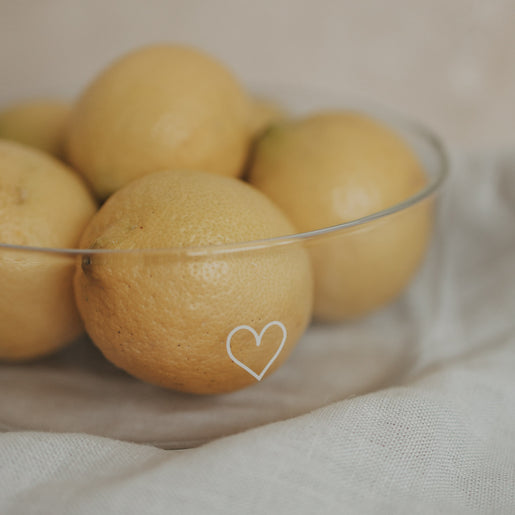 Glasschale Herz (VE = 6 Stk.)