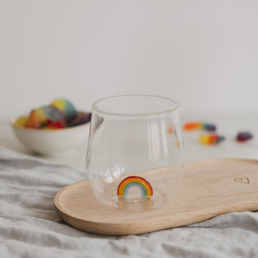 Trinkglas Regenbogenfigur (VE = 6 Stk.)