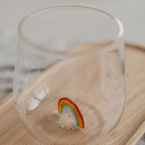 Trinkglas Regenbogenfigur (VE = 6 Stk.)