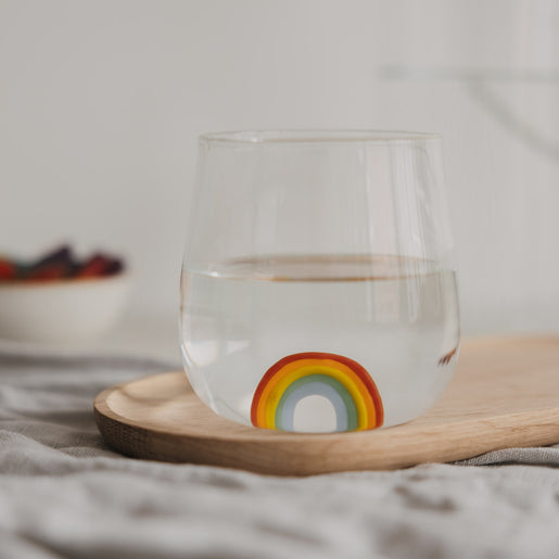 Trinkglas Regenbogenfigur (VE = 6 Stk.)