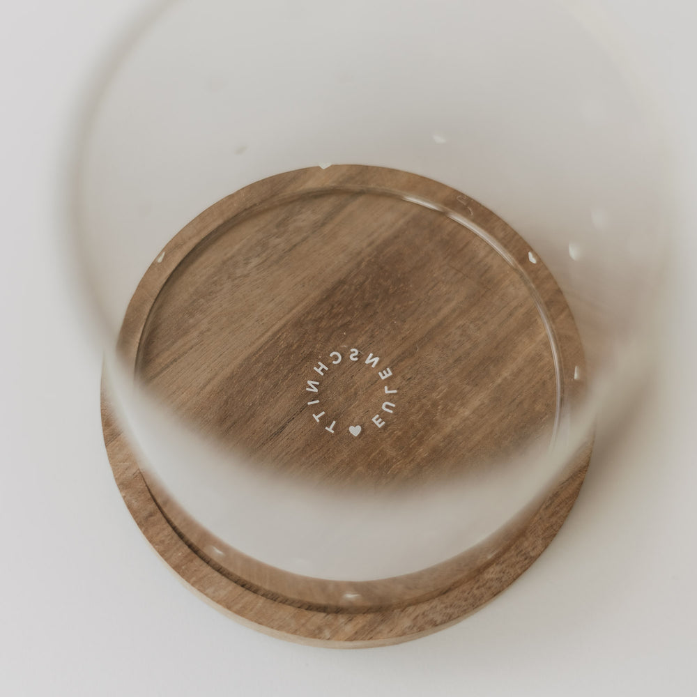 Vorratsglas Herzen 13 cm weiß (VE = 4 Stk)