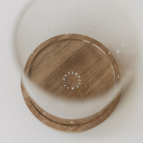 Vorratsglas Herzen 13 cm weiß (VE = 4 Stk)