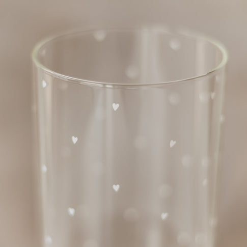 Vorratsglas Herzen 31 cm weiß (VE = 4 Stk.)