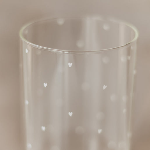 Vorratsglas Herzen 31 cm weiß (VE = 4 Stk.)