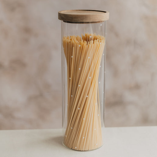 Vorratsglas Herzen 31 cm weiß (VE = 4 Stk.)