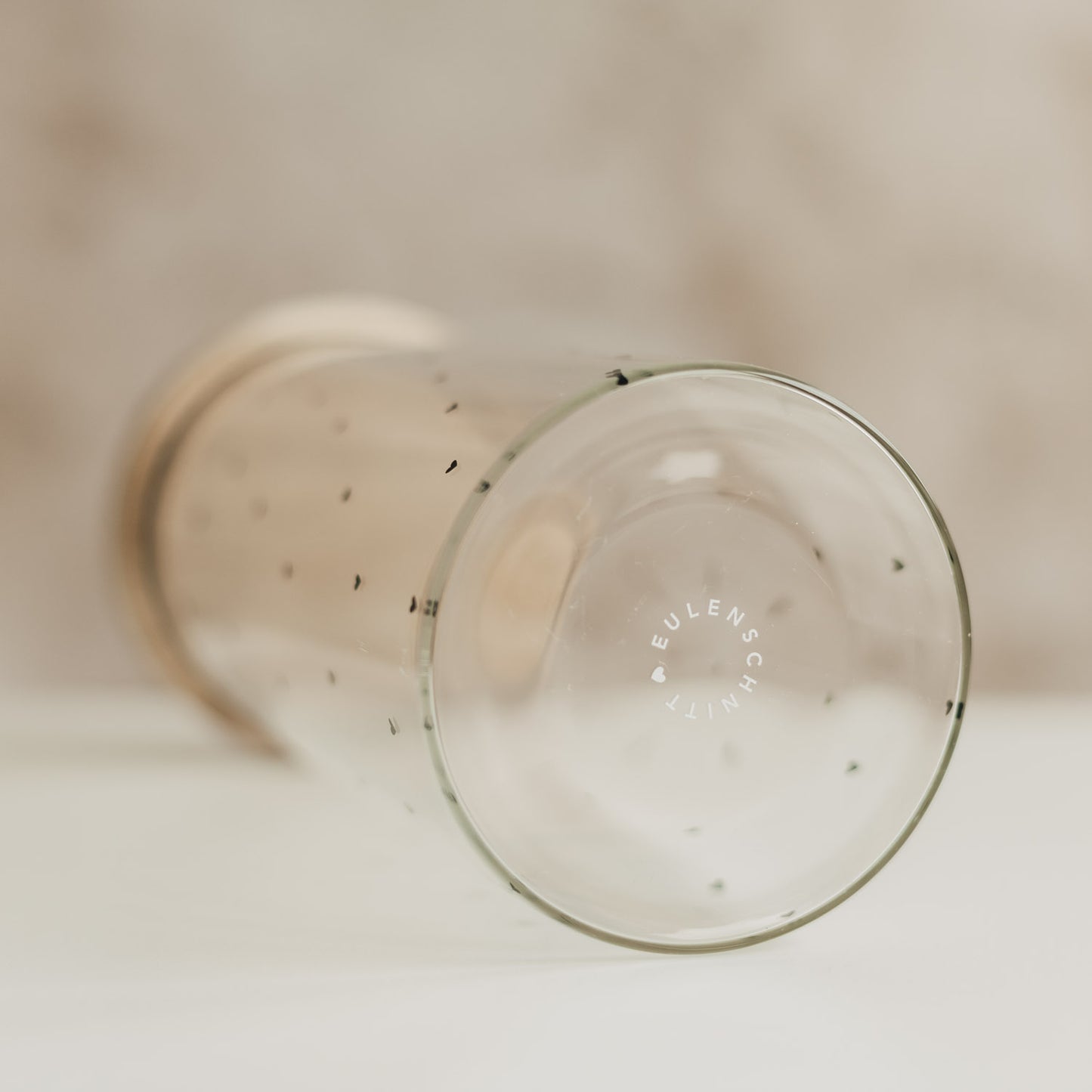 Vorratsglas Herzen 25 cm schwarz (VE = 4 Stk.)
