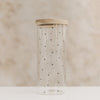 Vorratsglas Herzen 25 cm schwarz (VE = 4 Stk.)