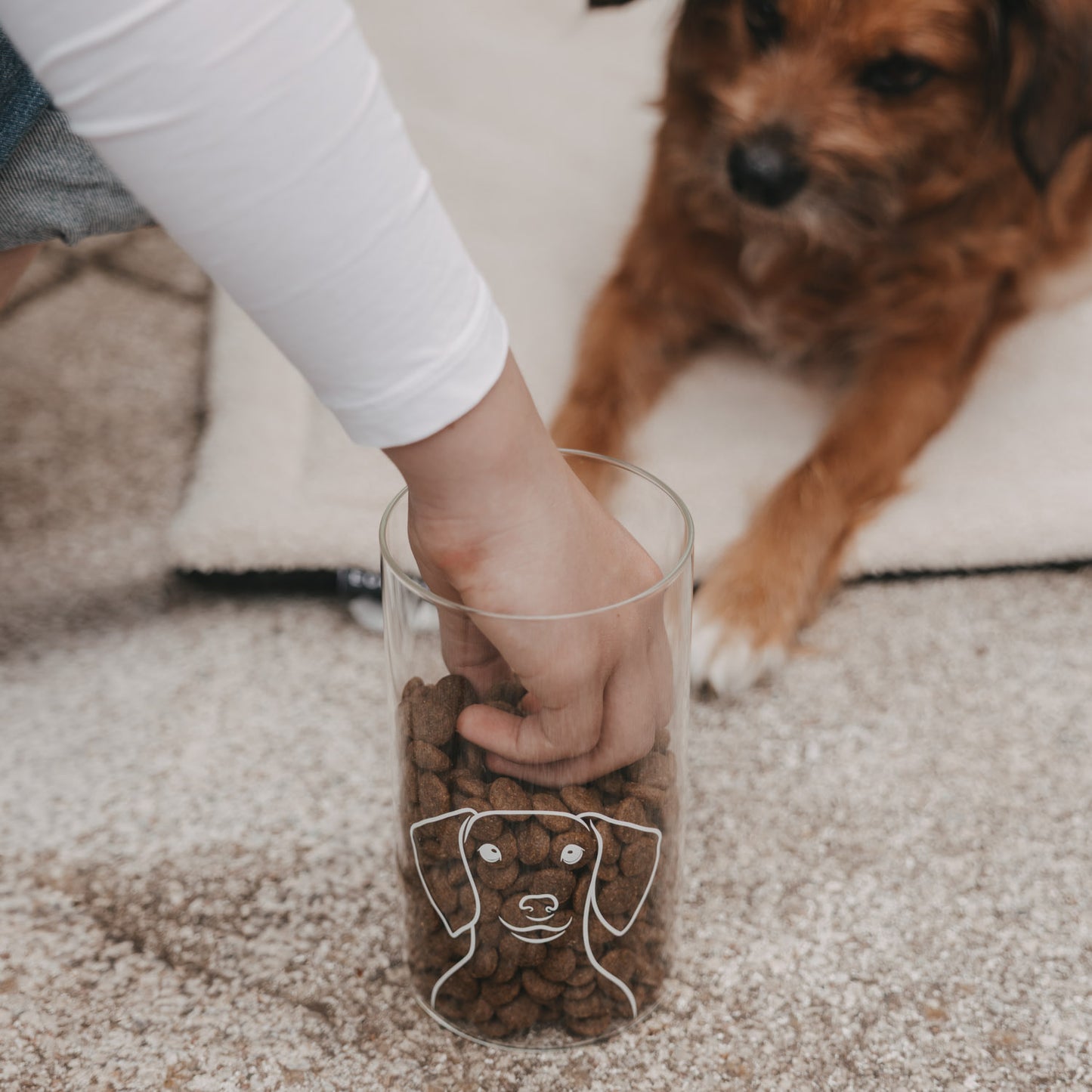 Vorratsglas Hund 19 cm (VE = 4 Stk.)