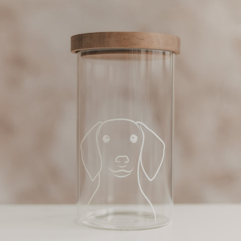 Vorratsglas Hund 19 cm (VE = 4 Stk.)