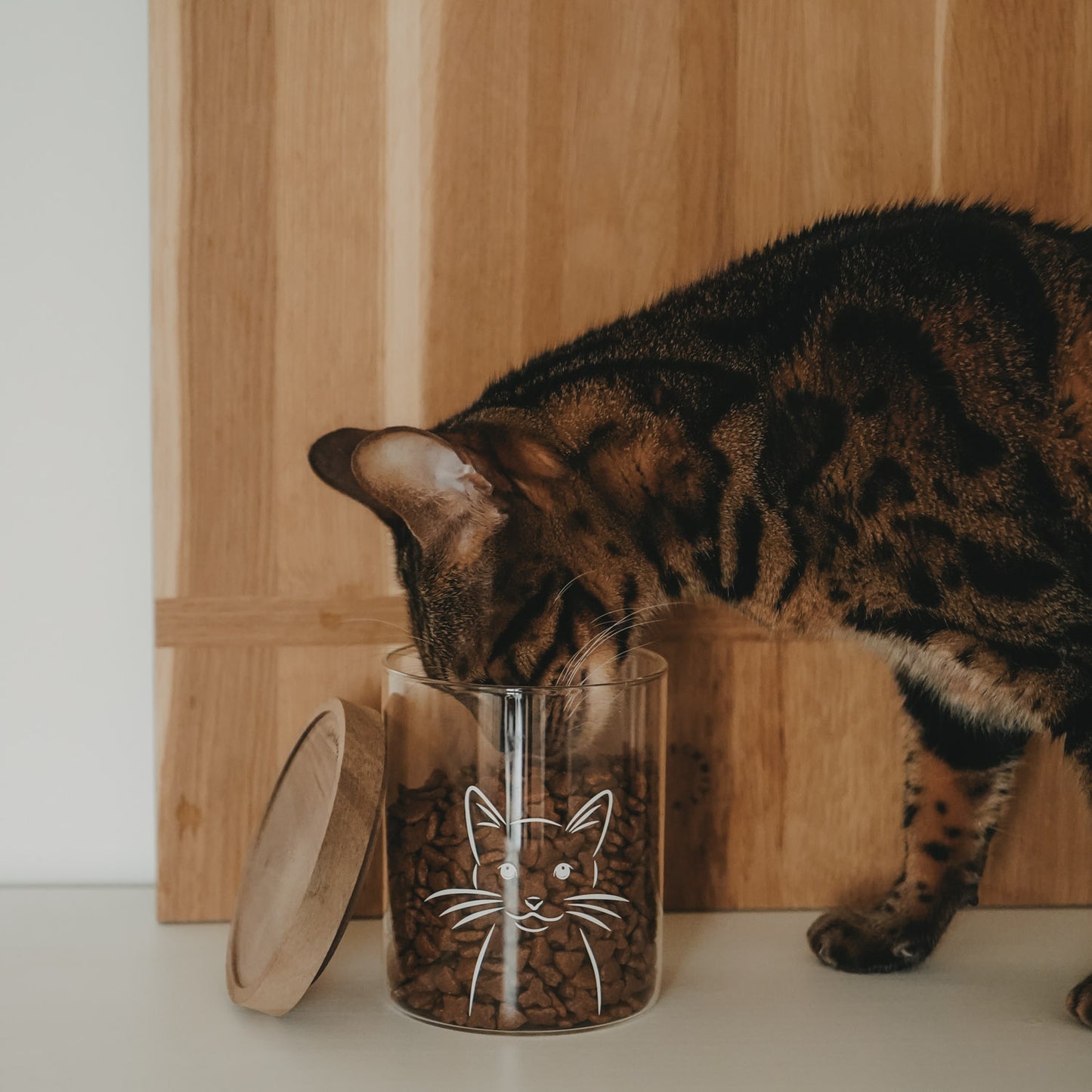 Vorratsglas Katze 13 cm (VE = 4 Stk.)