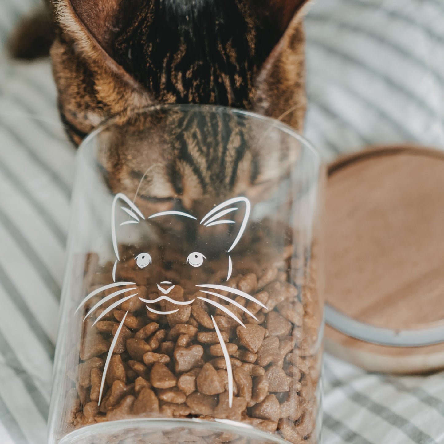 Vorratsglas Katze 13 cm (VE = 4 Stk.)