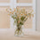 Vase aus Glas klein Herzen weiß (VE = 6 Stk.)