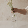 Vase aus Glas klein Herzen schwarz (VE = 6 Stk.)