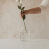 Vase aus Glas groß Herzen schwarz (VE = 6 Stk.)