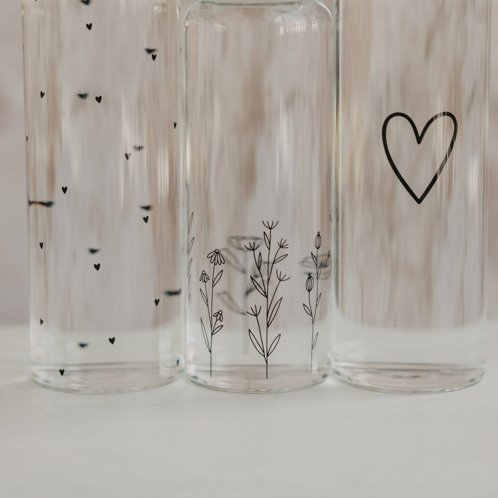 Trinkflasche Herzen 500ml (VE = 6 Stk.)