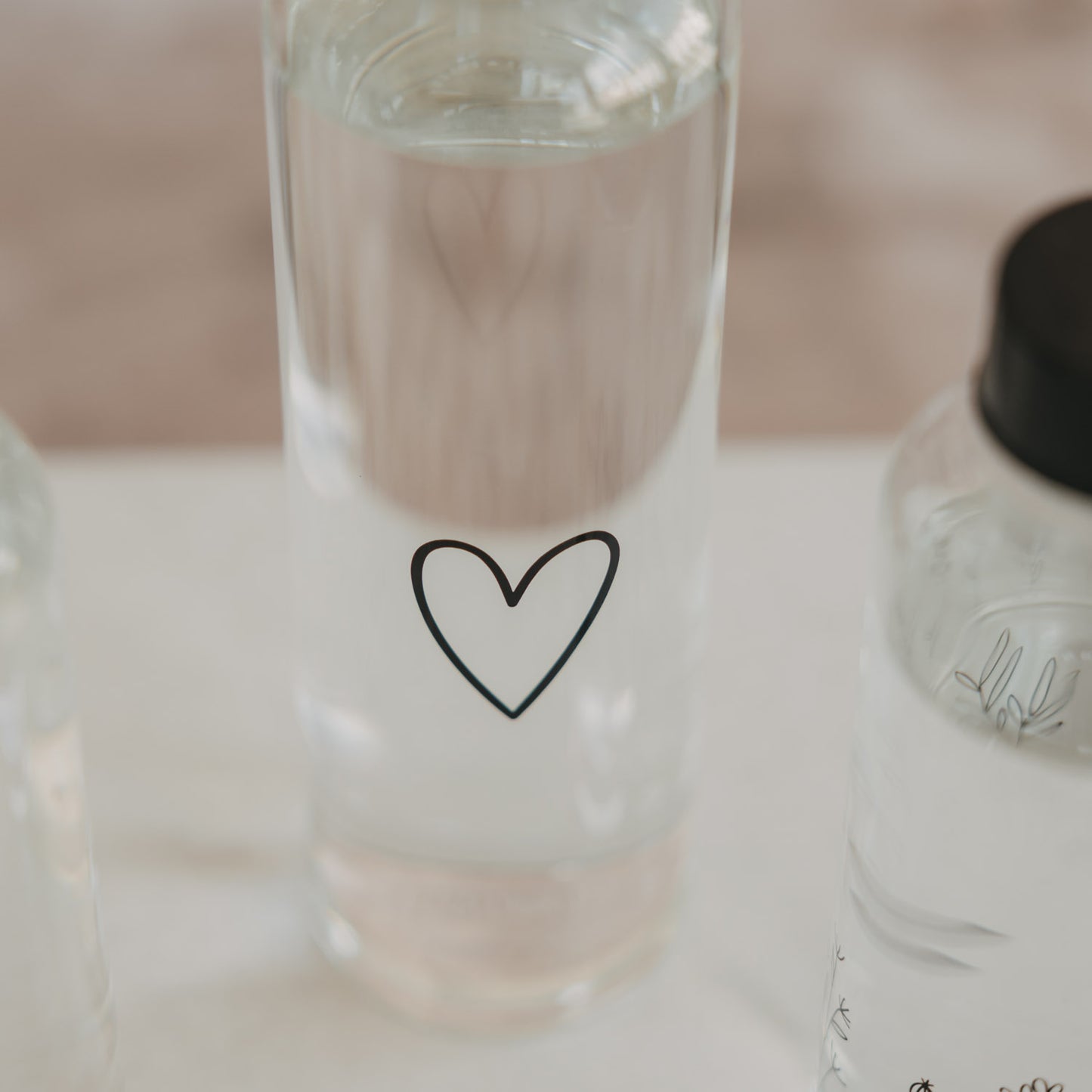 Trinkflasche Herz 750ml (VE = 6 Stk.)