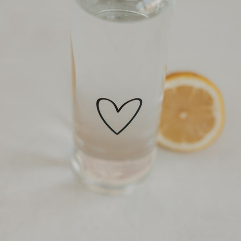 Trinkflasche Herz 750ml (VE = 6 Stk.)