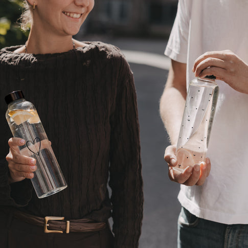 Trinkflasche Herzen 750ml (VE = 6 Stk.)