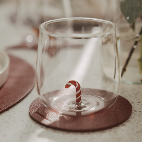 Figurglas Zuckerstange (VE = 6 Stk.)