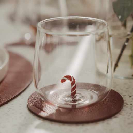 Figurglas Zuckerstange (VE = 6 Stk.)