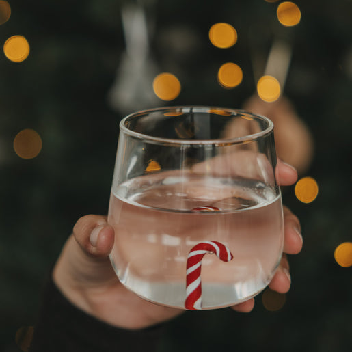 Figurglas Zuckerstange (VE = 6 Stk.)