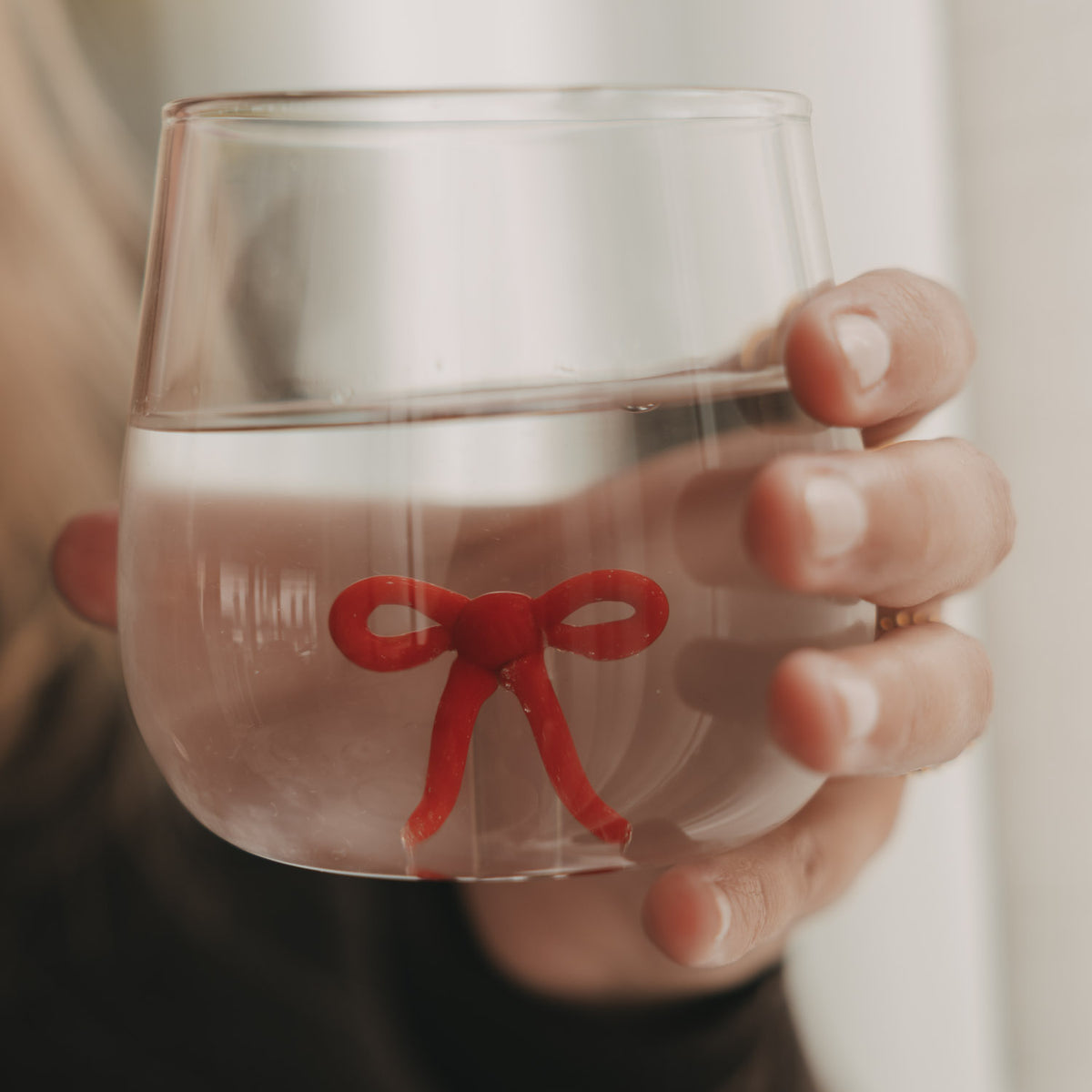 Figurglas Schleife (VE = 6 Stk.)