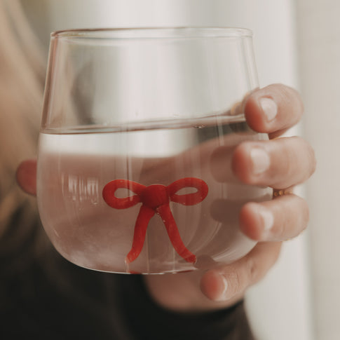 Figurglas Schleife (VE = 6 Stk.)
